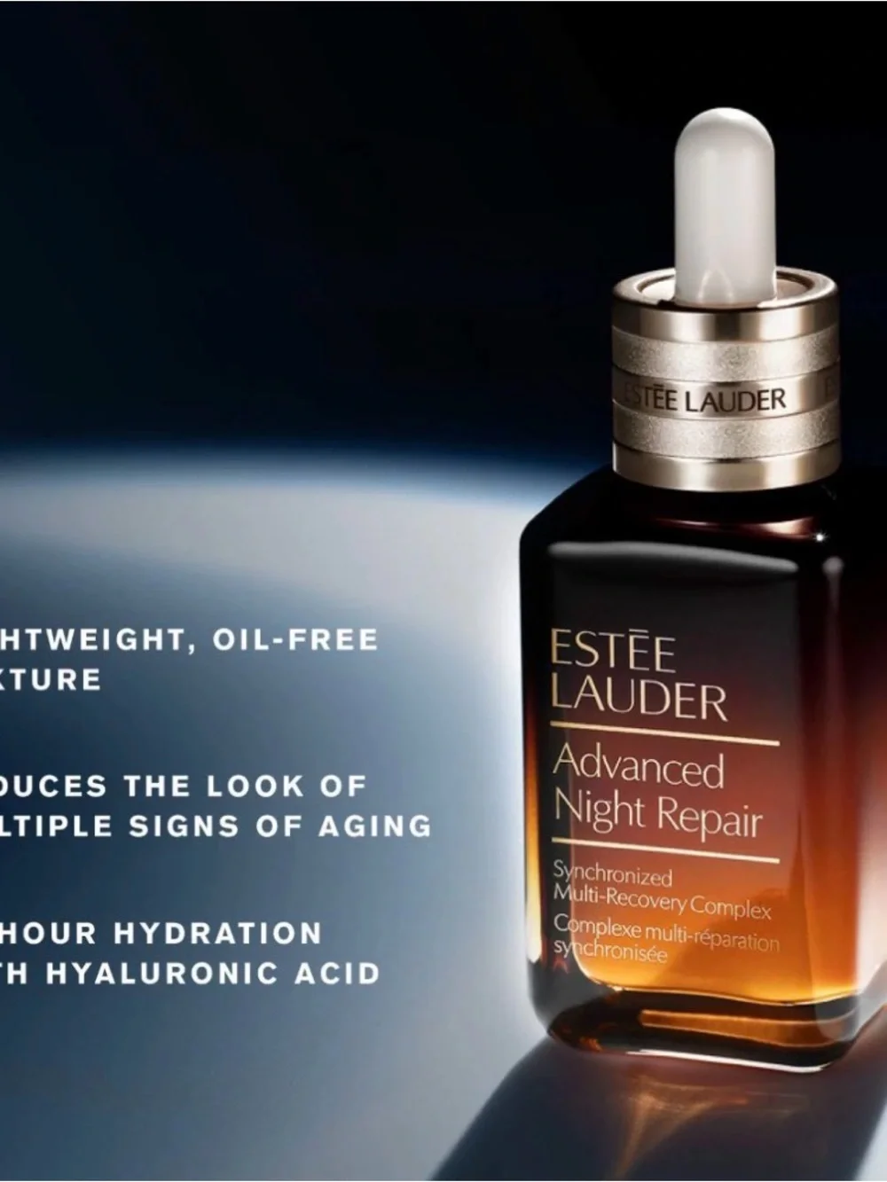 Estee Lauder Advanced Night Repair Serum – Brown Bottle, Cream Dropper